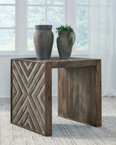 A2Z Furniture - Ashley Furniture - Dreggan End Table - Square End Table / Brown - T567-2